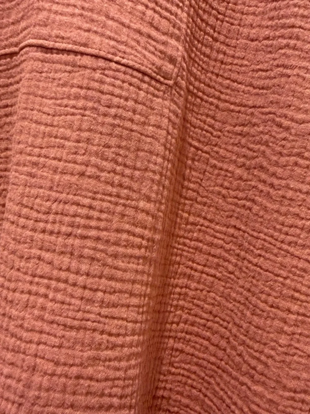 Madewell Cotton Gauze Popover, Size L - Picture 3 of 5